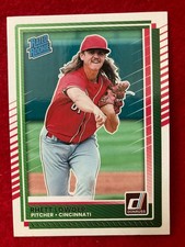 Rhett Lowder 2025 Panini Donruss #74 Cincinnati Reds (RC) Rookie