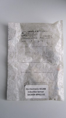 ifm Electronic IE5288 Induktiver Sensor IEK3004-BPKG/US Neu versiegelt Altbestand