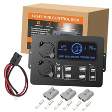 12-24 V Power Outlet Hub Distribution Box 13 Output Sockets Quick Type B