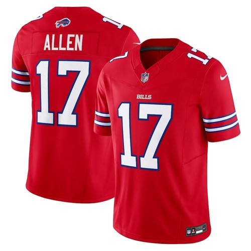 Nike Buffalo Bills Josh Allen #17 Vapor F.U.S.E. Limited Red Football Jersey