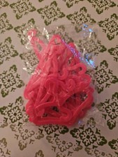 Lot Of 12 Barbie Doll Pink Clothes Hangers