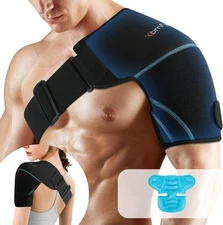 Comfytemp Shoulder Brace Ice Pack Wrap, FSA Eligible Items Only Standard 