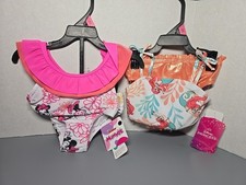 Disney Minnie Mouse Little Mermaid Swimsuit 2pc Sets Size 18M