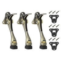 "3Er-Set TüRstopper FüR Kickdown, 4,7\" Zinklegierung Verstellbar, Messing"