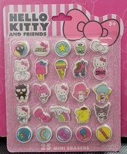 Hello Kitty And Friends 25 Mini Erasers