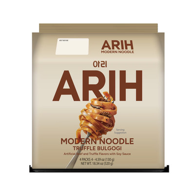 ARIH Modern Noodles, Western-Korean Fusion Soup-Less Noodles, Truffle Bulgogi, 4