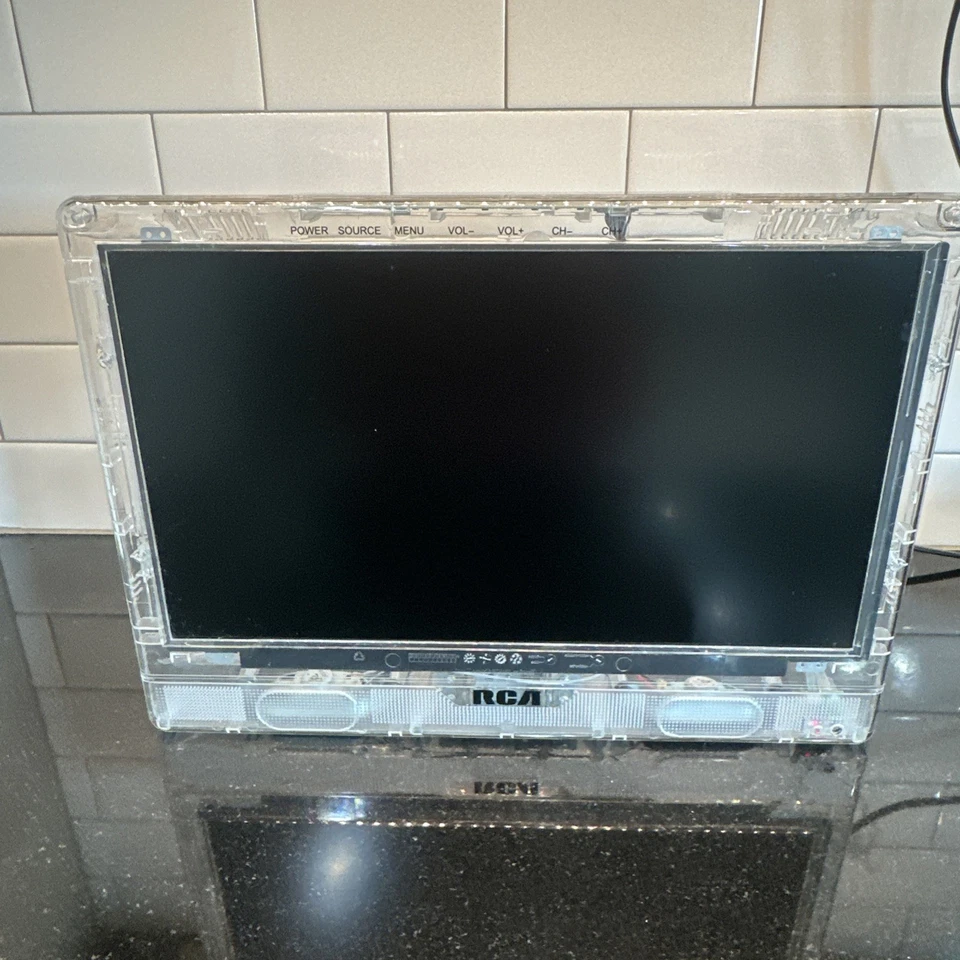 RCA J15SE820 15" Clear Television See Through Prison TV &Remote Read Description - Image 3 of 4