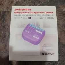Switchbot WiFi Smart Garage Door Opener, Matter Certified, Alexa/Go.