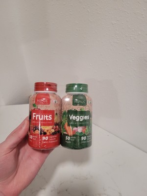 Hi Plus Veggies & Real Fruits Whole Food 90 Vegetarian Capsules 