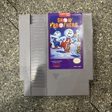 Snow Brothers Nintendo NES Game Cartridge Authentic Rare Capcom tested. 