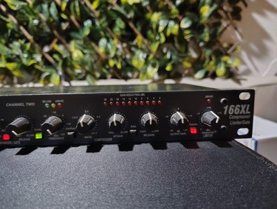 dbx 166XL Compressor / Limiter / Gate   Tested & Working   Dual Channel Dynamics
