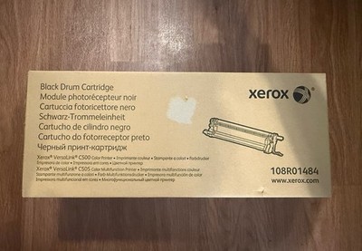 GENUINE XEROX BLACK DRUM CARTRIDGE 108R01484 - VERSALINK C500 C505 - SEALED BOX