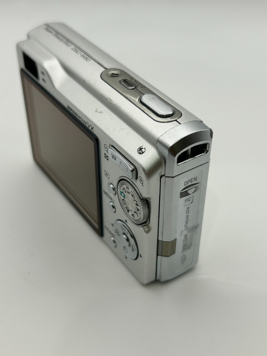 Sony Cyber-shot DSC-W80 7.2MP Digital Camera - Pink for sale
