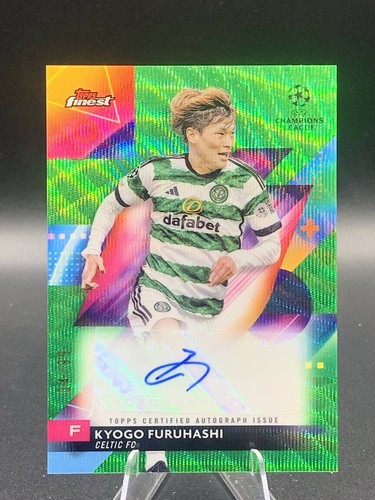 2023 Topps Finest UEFA Club Competitions - Autographs Kyogo Furuhashi /99