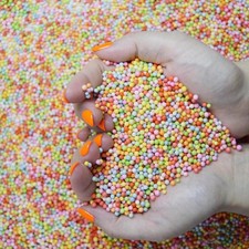 Colorful Foam Balls for Slime Supplies, Party Decorations, 80000pcs