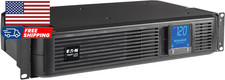 SMART1500LCD 1500VA Rack Mount UPS Battery Backup 900W 8 Outlets PWM Sine Wave