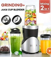 GANIZA 900W Personal Blender 15pc Set - 4 BPA-Free Cups - Ice Crusher
