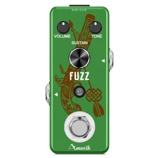 Analog Fuzz Pedal Guitar Distortion Mini Classic Fuzz