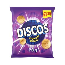 Discos Pickled Onion Crisps 16 x 70g