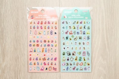 Mumin Figuren 3D Glitzer Mini Sticker, Bastelbedarf, Schreibwaren
