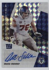 2020 Panini Mosaic Auto Mosaic Nate Solder #AM12 Auto 1q1l