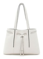 L.Credi Rahmi Shopper Shopper Schultertasche Tasche Light Gray Creme Neu