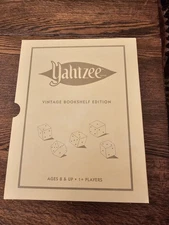 YAHTZEE Vintage Bookshelf Edition  WS Game Company Deluxe Board Dice Game Unused