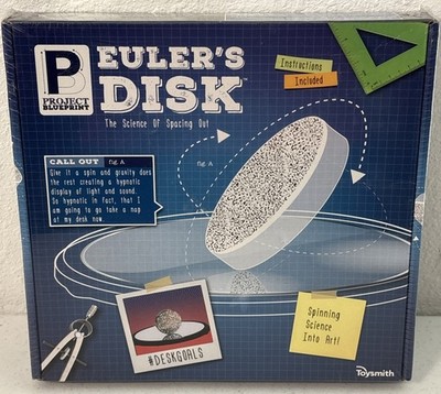 NEW Sealed Toysmith EULER S DISK - Hypnotic Kinetic Toy (Project Blueprint)!