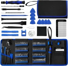 EFAITHFIX Screwdriver Sets 142-Piece Electronics Precision 142 in 1, Blue 