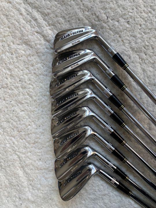 Wilson HAIG ULTRA Iron Set 3-9 Steel Shaft 8pcs RH | eBay