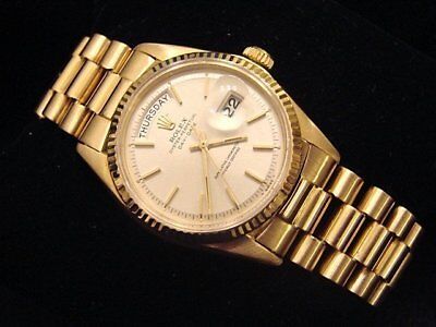 Mens Rolex Day-Date President Solid 18K 