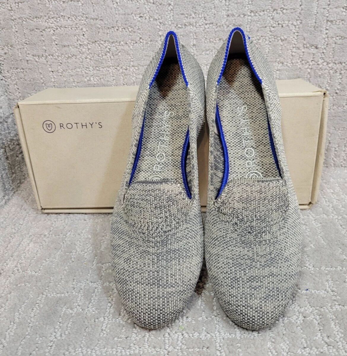 Rothy s The Loafer Womens Size US 7.5 Taupe Heather Round Toe