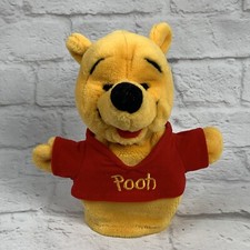 9" Disney Winnie the Pooh Hand Puppet Plush Mattel Storytelling Stuffed Animal