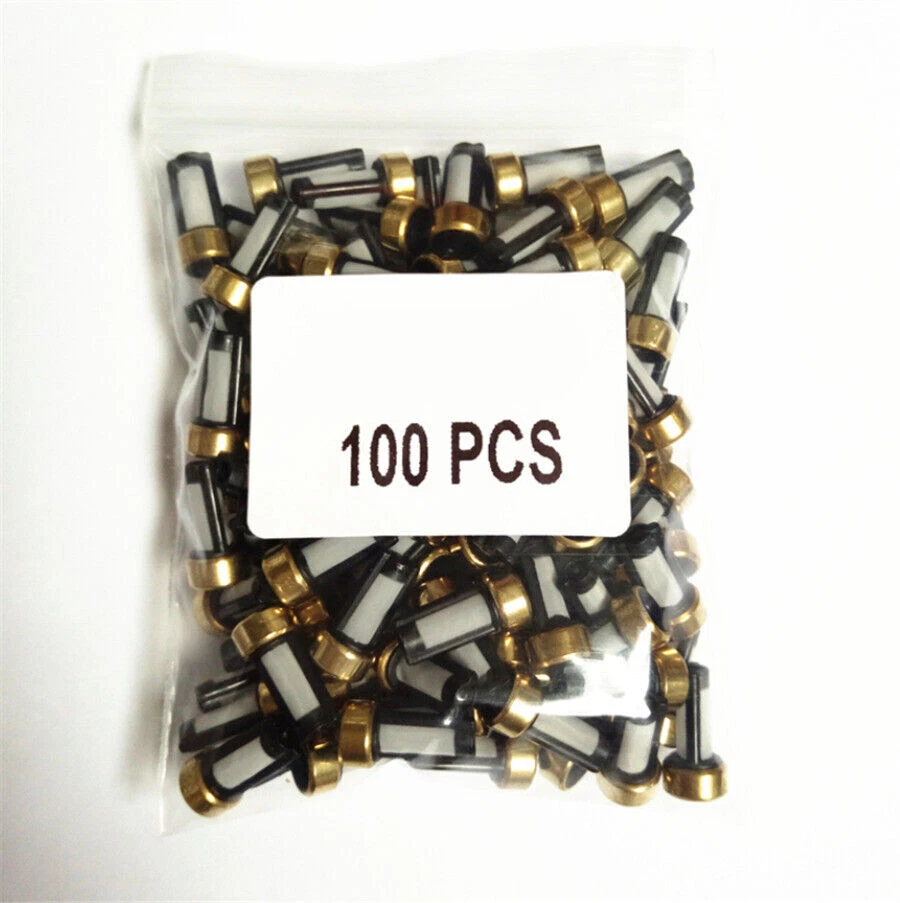 Kit de reparación de filtro de inyector de combustible 100 piezas Micro cesta 6*3*12 mm para inyector de combustible Foto 2 de 4