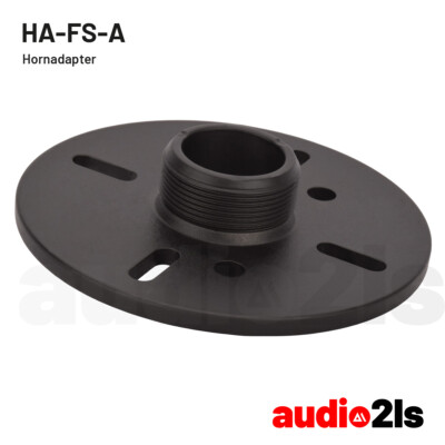 Stagetone Aluminium Adapter 1'' Treiber mit Flanschanschluss auf Schraubgewinde