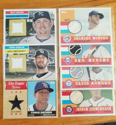2012 2013 2014 Topps Archives Relics Game Used Jersey Bat you pick choice
