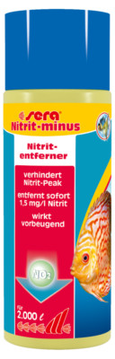 Sera Nitrit Minus 500 ml (EUR 37,98 / L) Soforthilfe Nitritentferner Aquarium