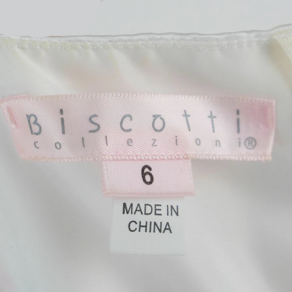 Vestido BISCOTTI Etiqueta Talla 6 Niñas ROSA Fiesta Cumpleaños Navidad Princesa Foto 3 de 4