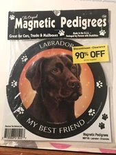 Pet Gifts USA Magnetic Pedigrees Dog Magnet -  LABRADOR "My Best Friend"
