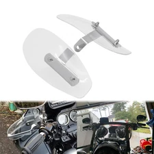 2x Motorcycle Hand Guard Wind Deflector Protector Shields Fit For Harley Honda