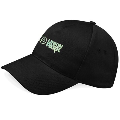 Linkin Park Rock Music Logo Schwarze Baseball Cap Baseballcap - K308 -SW