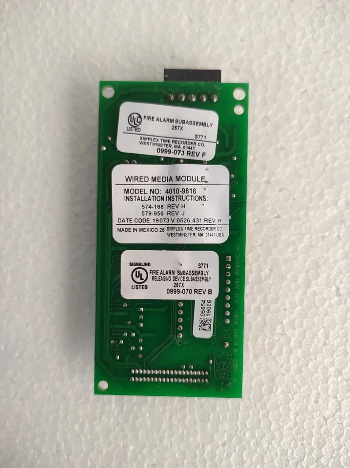 Simplex 4010-9818 - Wired Network Media Card - Image 4 of 4