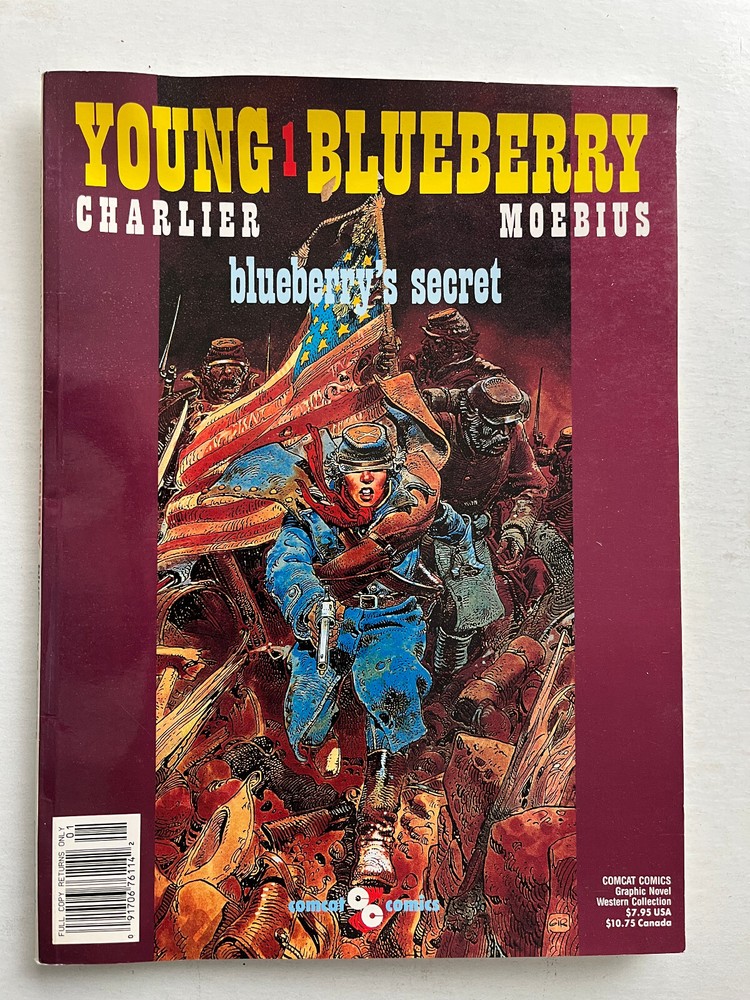 Moebius & Charlier YOUNG BLUEBERRY #1 "BLUEBERRY'S SECRET" 1989