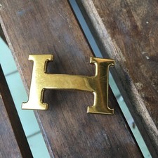 Vintage 80s Hermes H Buckle buckle only 