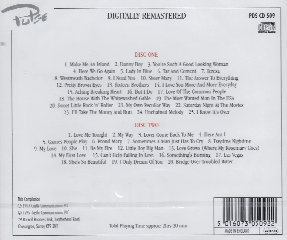 JOE DOLAN - 2 CD - THE BEST OF JOE DOLAN - 45 GREAT TRACKS ( Neu ) - Bild 2 von 2