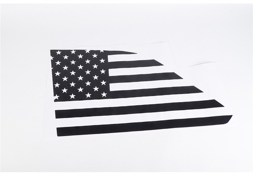 Black PVC Rear Window Glass Sticker Decal Cover For Jeep Grand Cherokee 2022-24 - Picture 15 of 15
