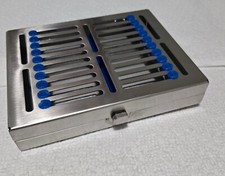 German Dental Autoclave Sterilization Cassette Rack Box Tray For 10 Instruments