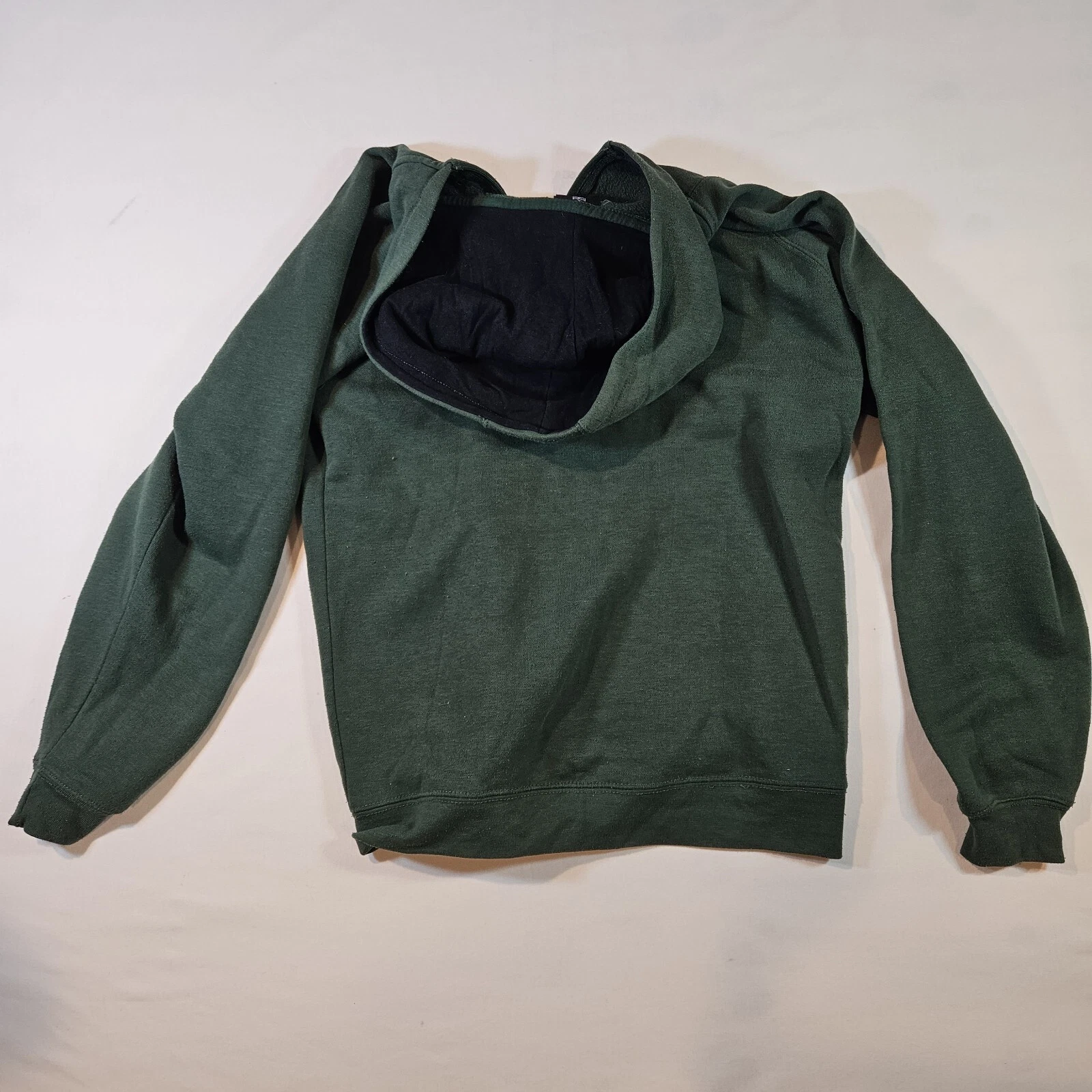 VETEMENTS Felpa con cappuccio verde New York Jets ragazzi ragazzi grande 14 16 cerniera NFL