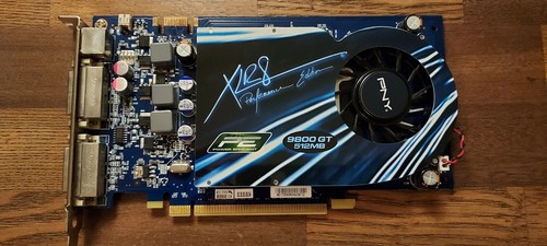 Carte Graphique PNY GeForce 9800 GT 512 Mo DDR3 - Compatible Philips IU22/iE33 - Occasion Testée