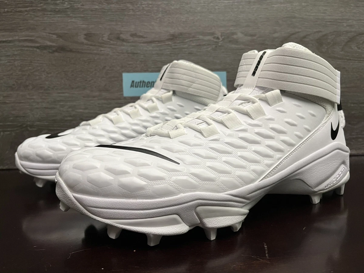 Nike Force Savage Shark 2 Mens Football Cleats White Grey DA5453-104 Size 14 Nike Force Savage Shark 2 Black White for Sale  main image 2